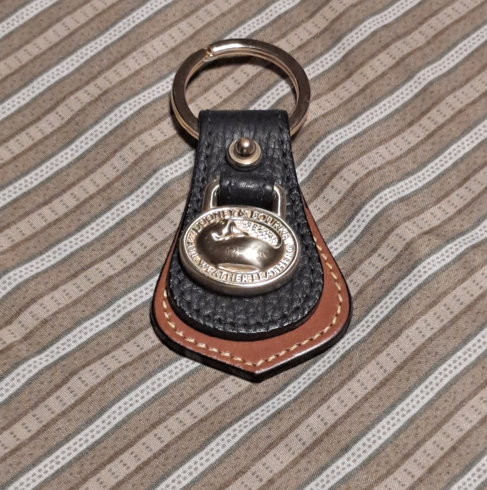 Dooney & Bourke Rustic Black and Brown Leather Bag